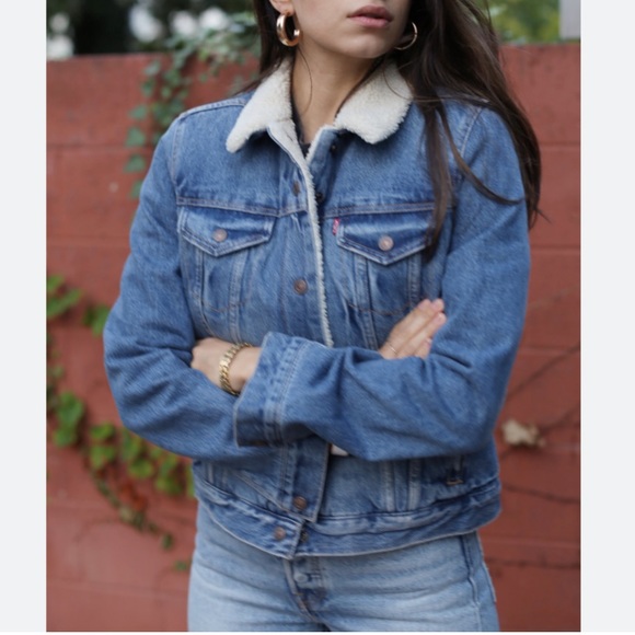 Levi’s Tucker Jacket Sherpa & Jean Jacket - Picture 3 of 16